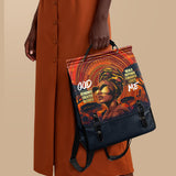 "Aseda" Leather Backpack