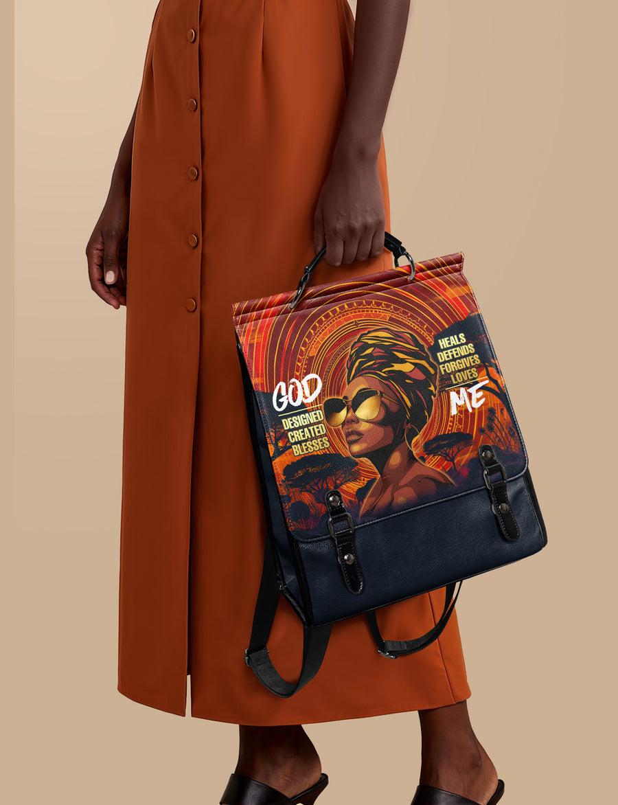 "Aseda" Leather Backpack