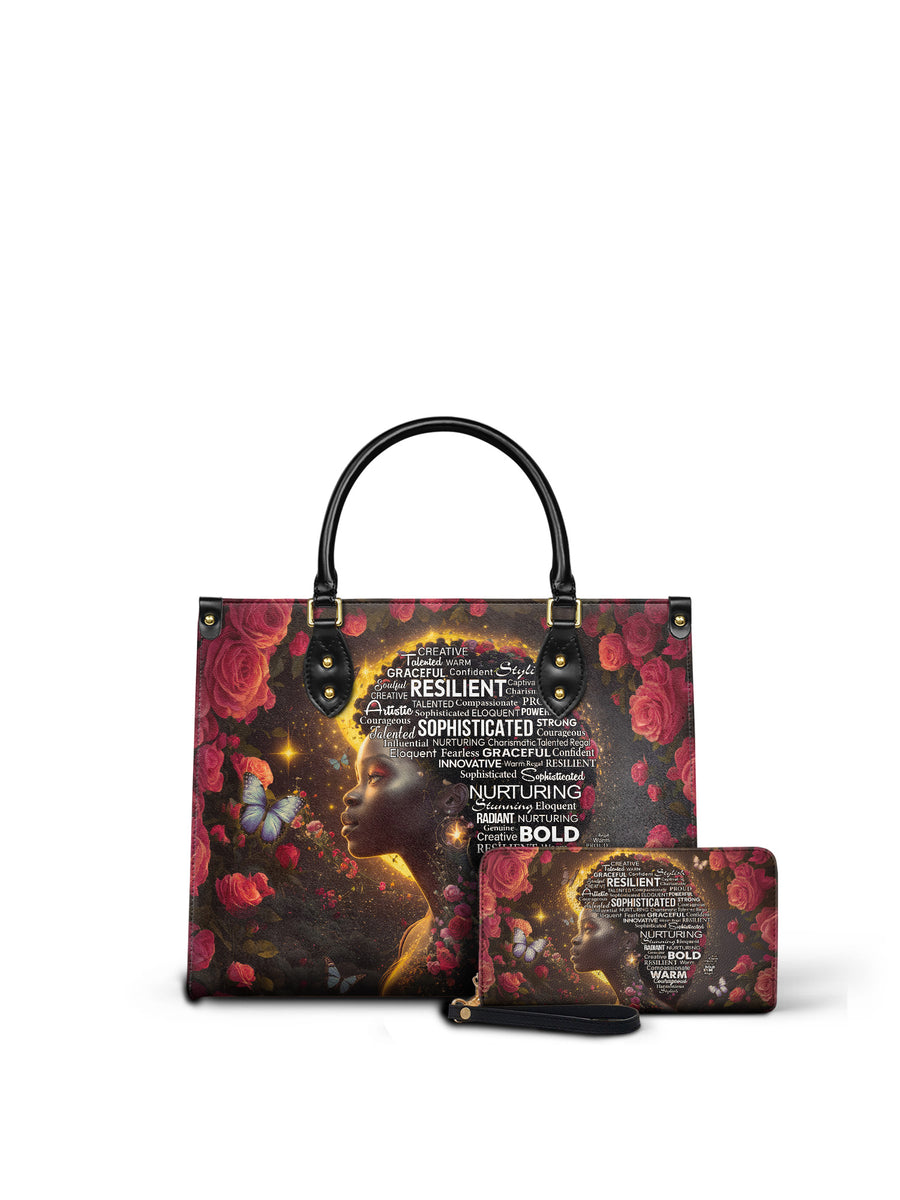 "Aurenna" Leather Handbag Matching Set - DD DEAL
