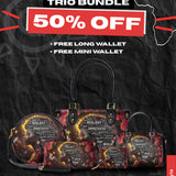 "Aurenna" The Signature Trio Bundle - Small Leather Handbag