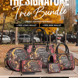 "Aurenna" The Signature Trio Bundle - Small Leather Handbag