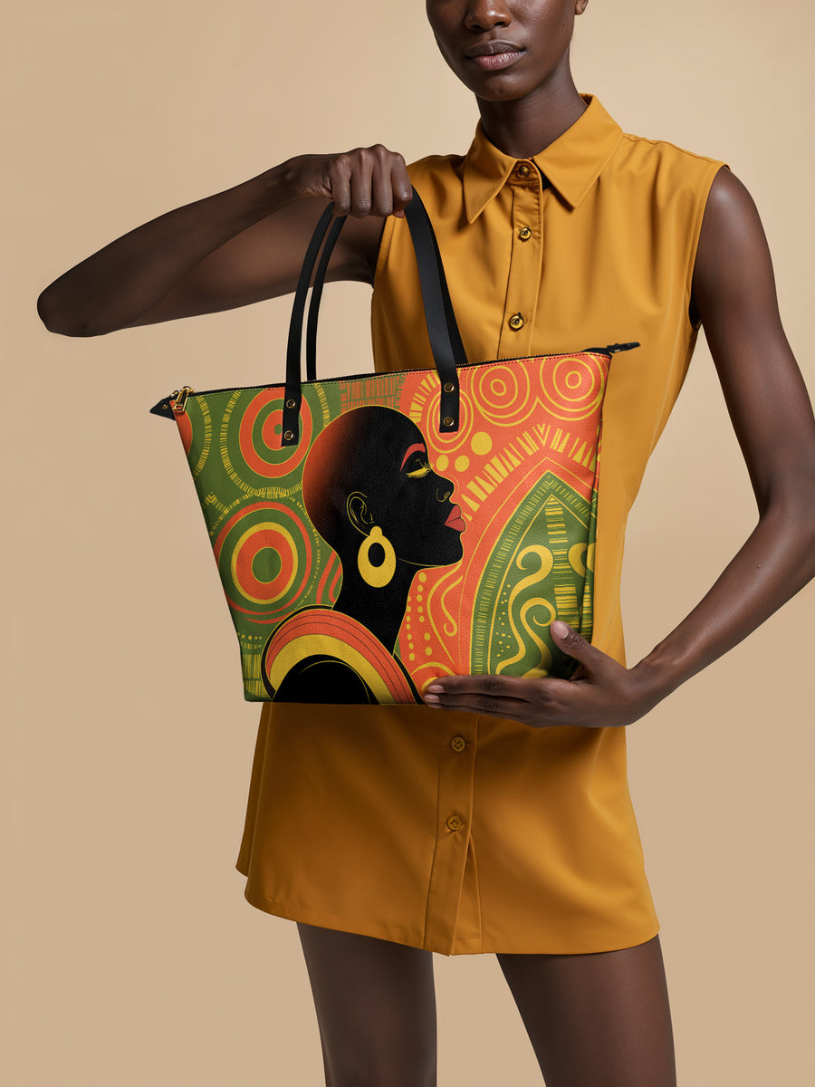 "Baldisa" Leather Tote Bag