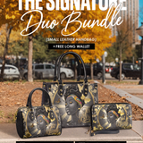 "Barakaya" The Signature Duo Bundle - Small Leather Handbag