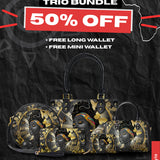 "Barakaya" The Signature Trio Bundle - Small Leather Handbag