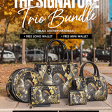 "Barakaya" The Signature Trio Bundle - Small Leather Handbag