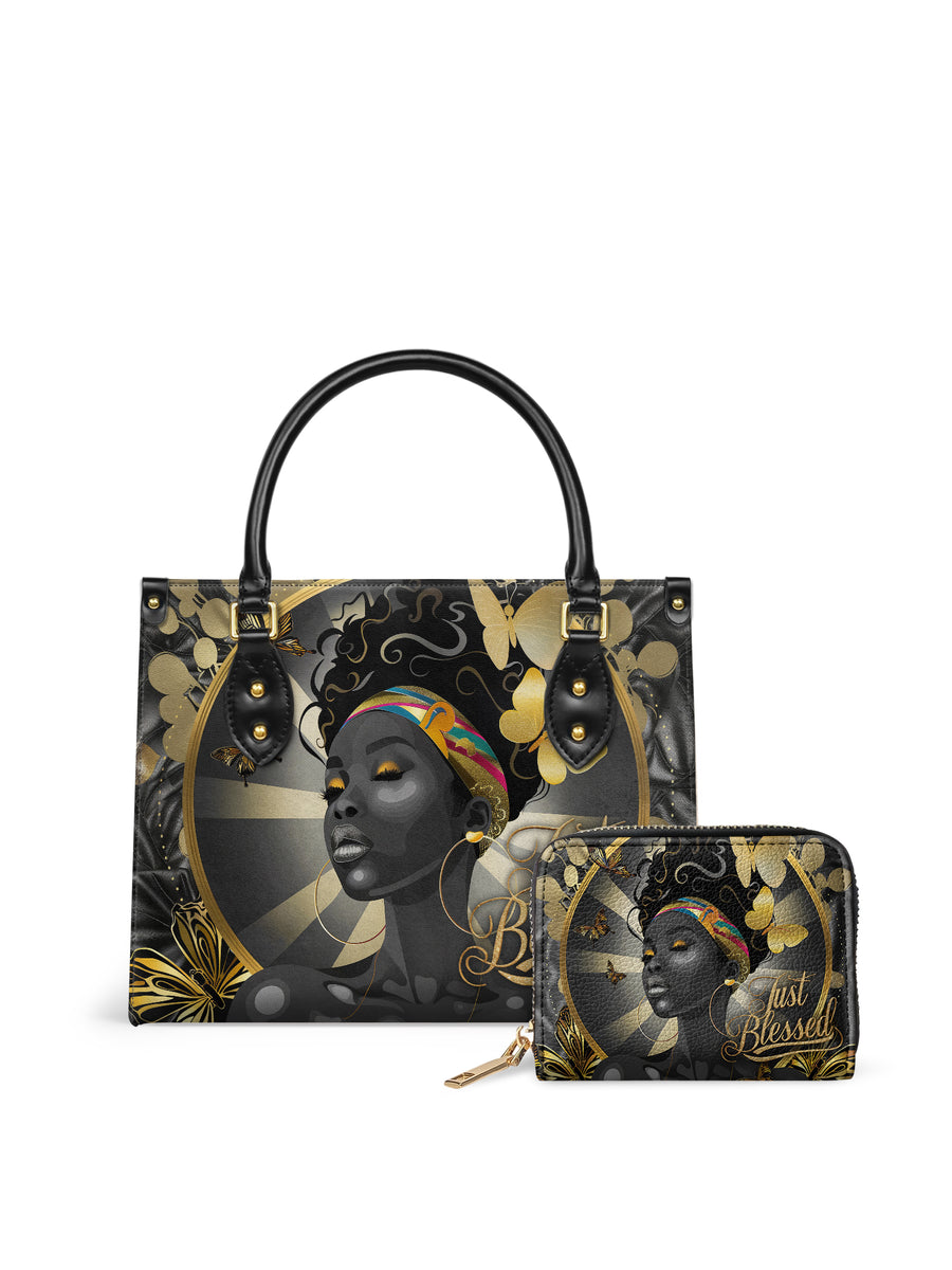 "Barakaya" Small Leather Handbag Matching Set - DD DEAL