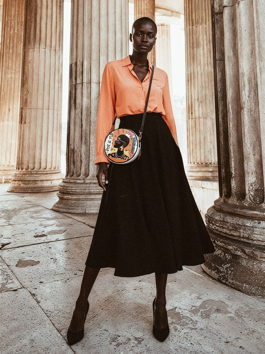 "Baridi" Circle Crossbody Bag