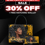 "Blacknificent" Leather Handbag Deal