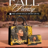 "Blacknificent" Leather Handbag Deal