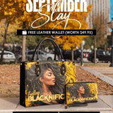 "Blacknificent" Leather Handbag Deal