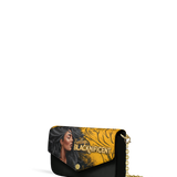 "Blacknificent" Envelope Chain Crossbody Bag