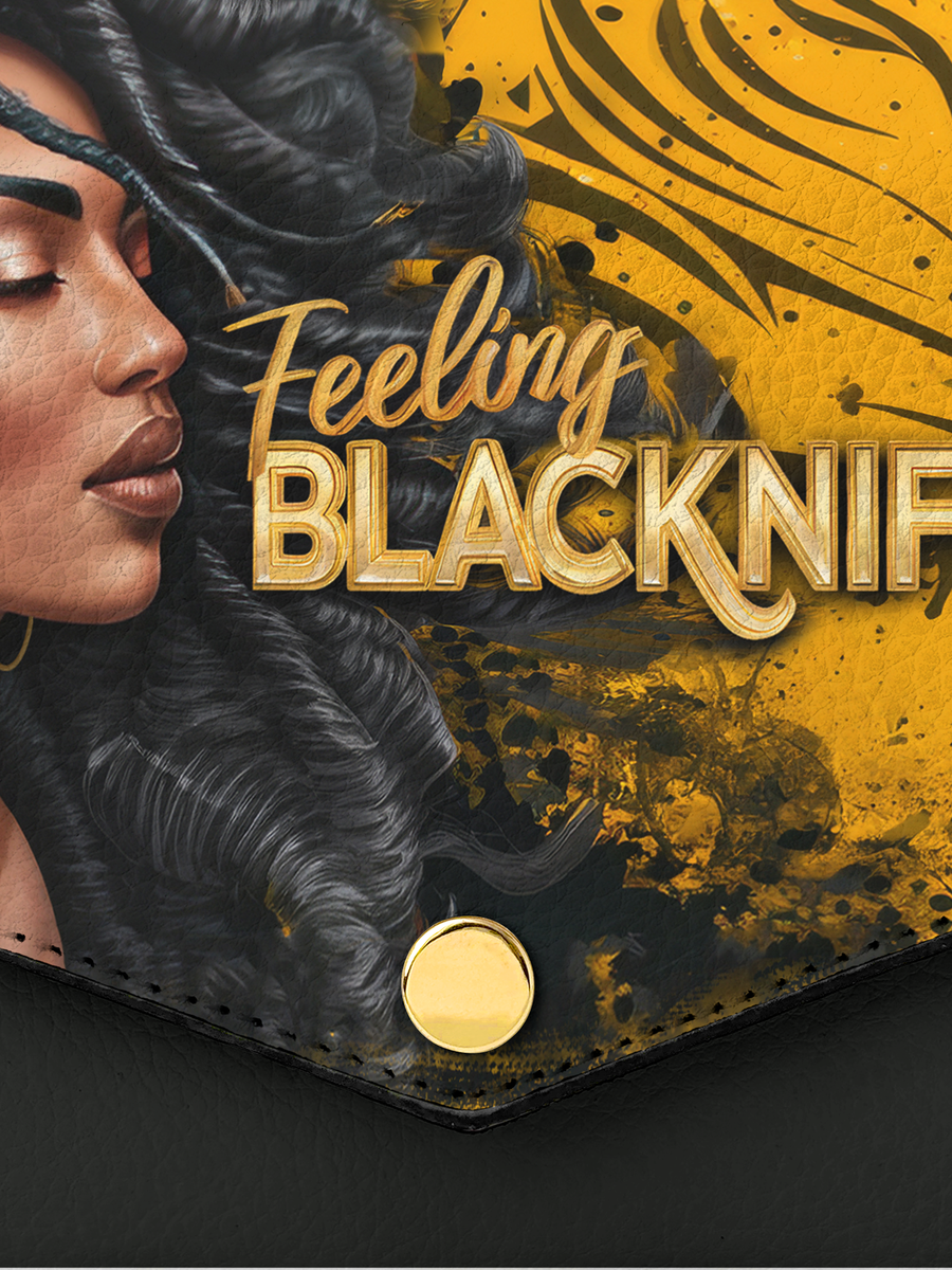"Blacknificent" Envelope Chain Crossbody Bag - DD DEAL