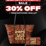 "Dope Black Girl" Leather Tote Bag Deal