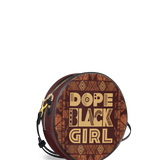 "Dope Black Girl" Circle Crossbody Bag