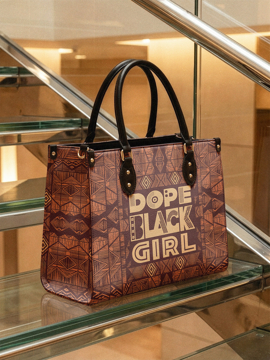 "Dope Black Girl" Leather Handbag