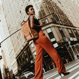 "Dope Black Mom" Leather Backpack