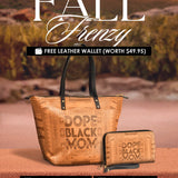 "Dope Black Mom" Leather Tote Bag Deal