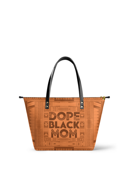 Dope Black Mom Leather Tote Bag – Afroyla