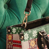 "Dope Black Wife" Frosted Pine Leather Handbag - BRAVE ONES DEAL