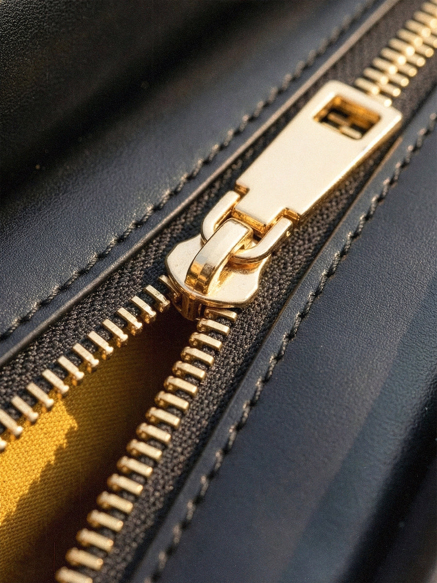 "Dope Black Wife" Frosted Pine Leather Handbag