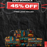 "Dopeya" The Signature Duo Bundle - Small Leather Handbag