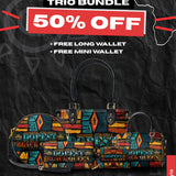 "Dopeya" The Signature Trio Bundle - Small Leather Handbag