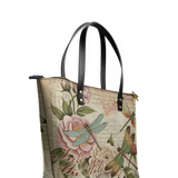 "Evangeline" Leather Tote Bag