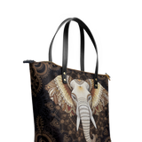 "Tembo" Leather Tote Bag - BRAVE ONES DEAL