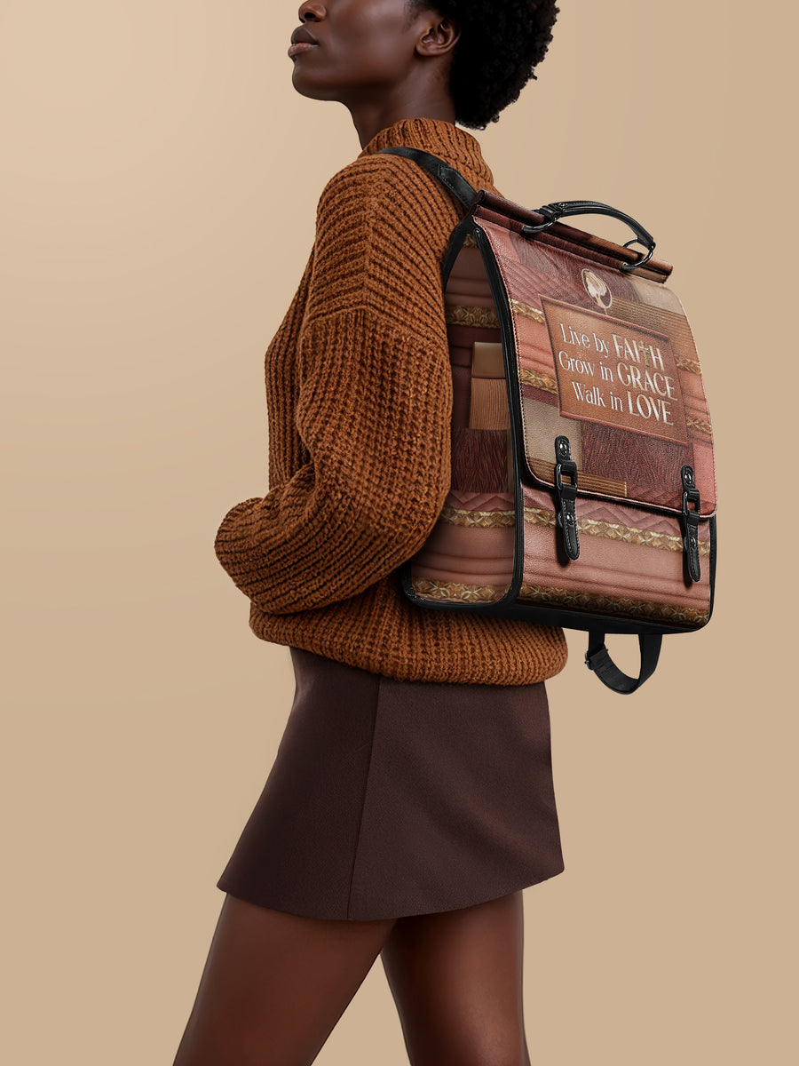 "Eliora" Leather Backpack