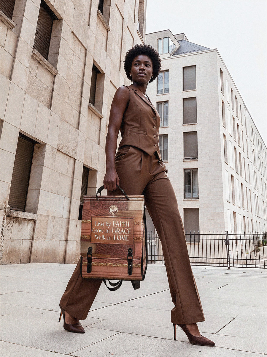 "Eliora" Leather Backpack