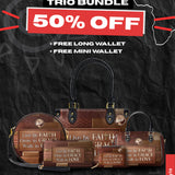 "Eliora" The Signature Trio Bundle - Small Leather Handbag