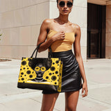 "Fahari" Marigold Pop Leather Handbag Deal