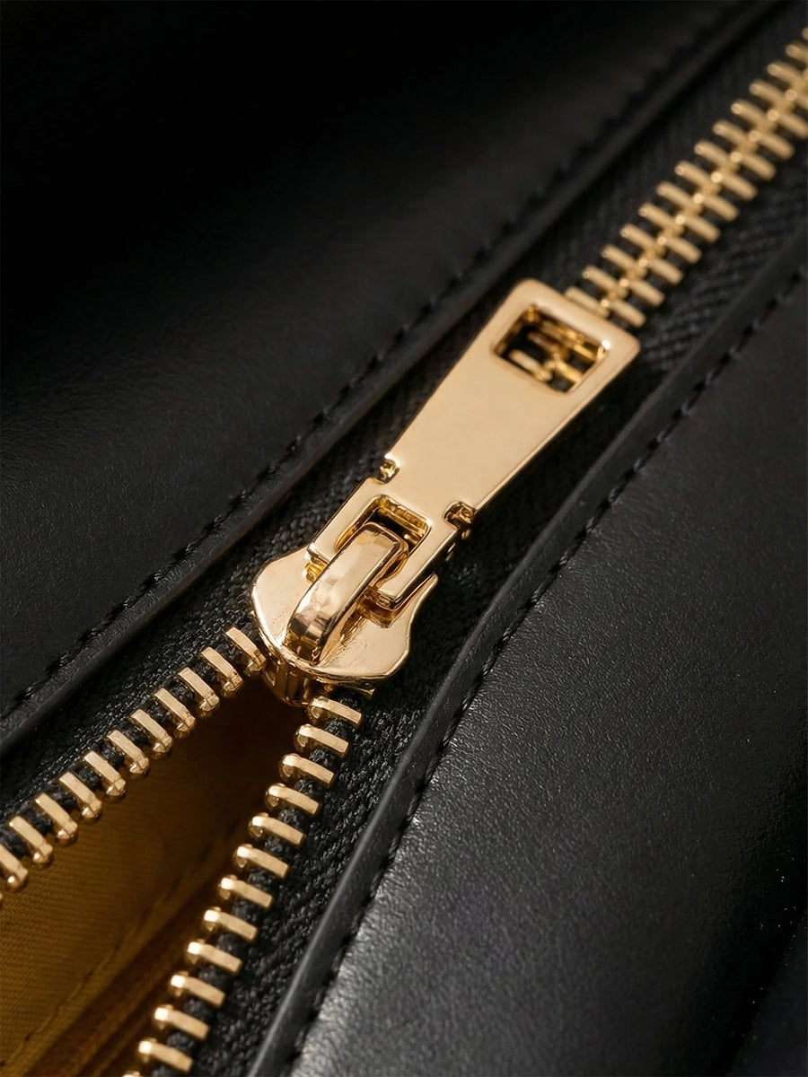 "Fahari" Marigold Pop Leather Handbag