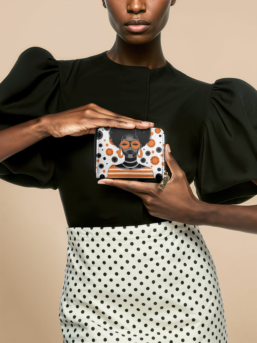 "Fahari" Marshmallow Citrus Mini Wallet