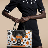 "Fahari" Marshmallow Citrus Leather Handbag