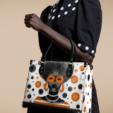 "Fahari" Marshmallow Citrus Leather Handbag