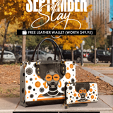 "Fahari" Marshmallow Citrus Leather Handbag Deal