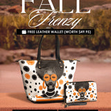 "Fahari" Marshmallow Citrus Leather Tote Bag Deal