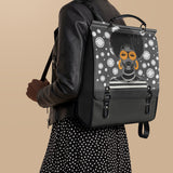 "Fahari" Monochrome Leather Backpack