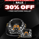 "Fahari" Monochrome Circle Crossbody Bag Deal