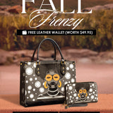 "Fahari" Monochrome Leather Handbag Deal