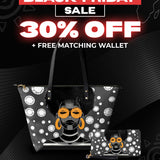 "Fahari" Monochrome Leather Tote Bag Deal