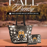 "Fahari" Monochrome Leather Tote Bag Deal