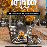 "Fahari" Monochrome Leather Tote Bag Deal
