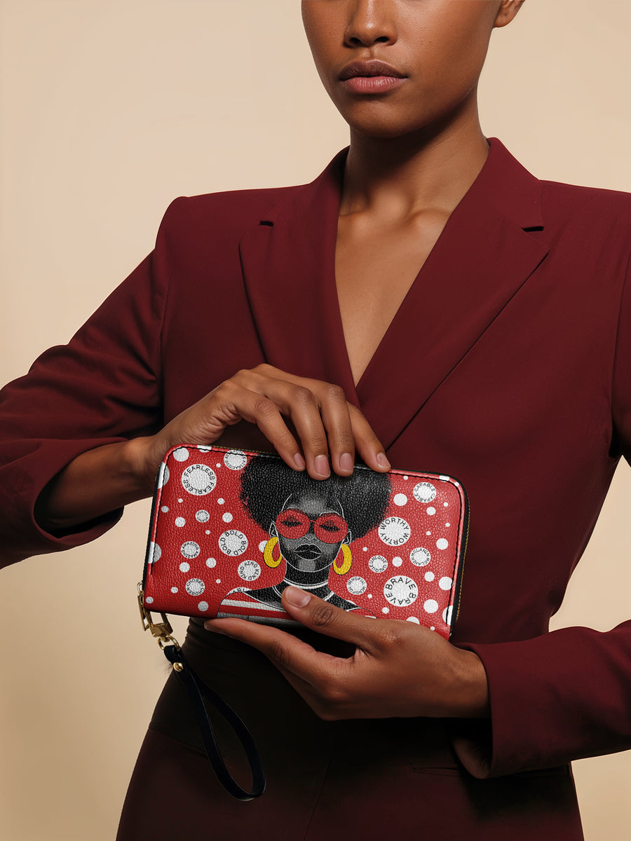 "Fahari" Strawberry Pop Wallet