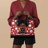 "Fahari" Strawberry Pop Leather Handbag Deal