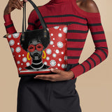 "Fahari" Strawberry Pop Leather Tote Bag Deal