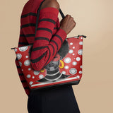 "Fahari" Strawberry Pop Leather Tote Bag Deal
