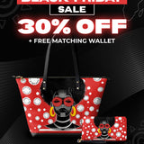 "Fahari" Strawberry Pop Leather Tote Bag Deal