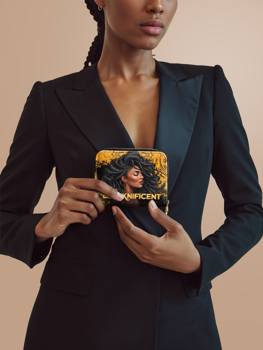 "Blacknificent" Mini Wallet